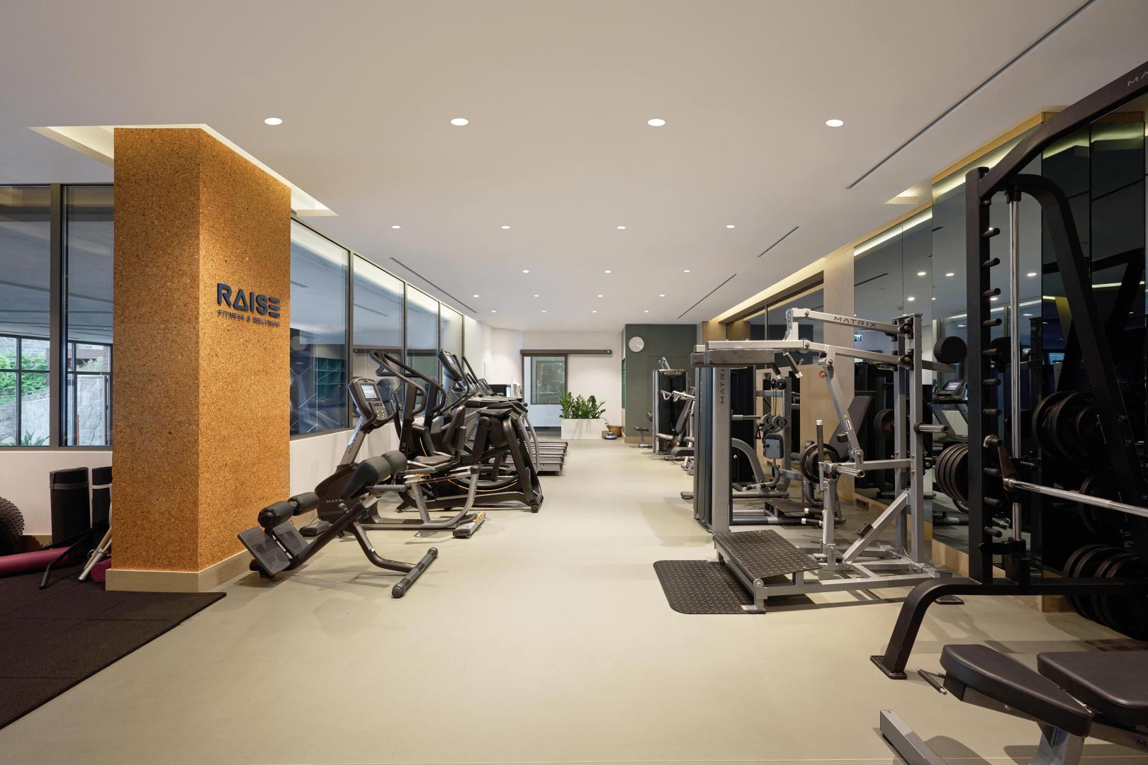 Fitnessruimte met cardio-apparaten — METT Bodrum