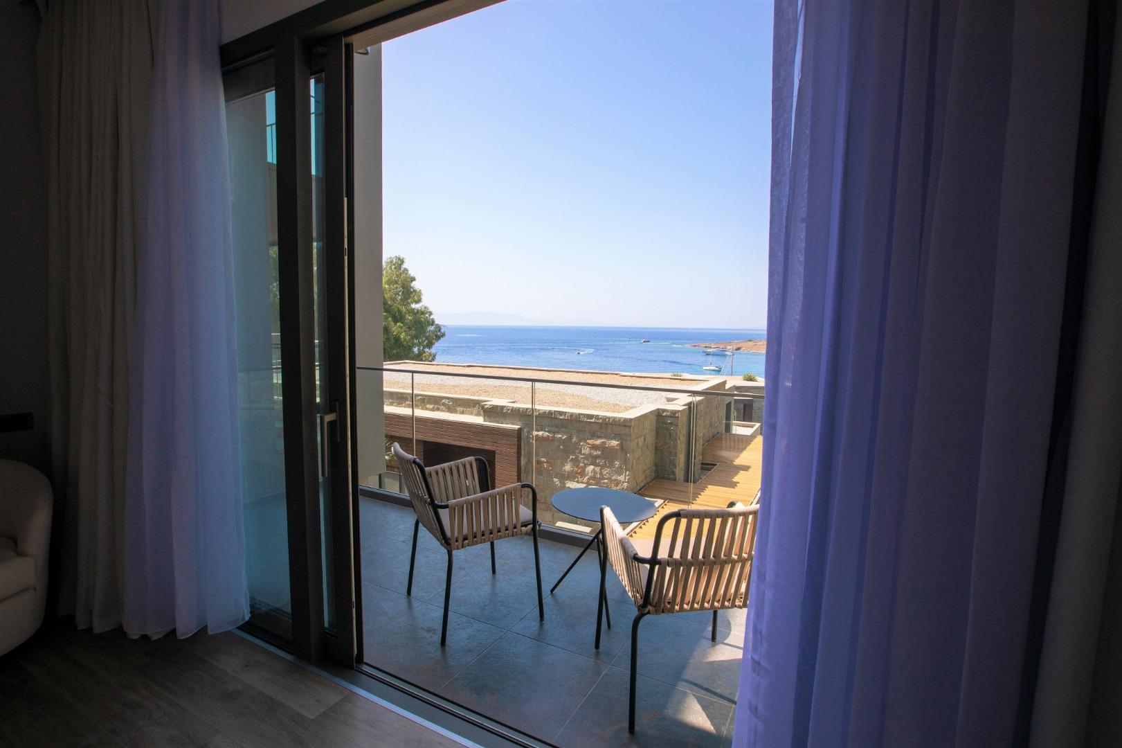 Zeezicht vanaf het balkon — METT Bodrum