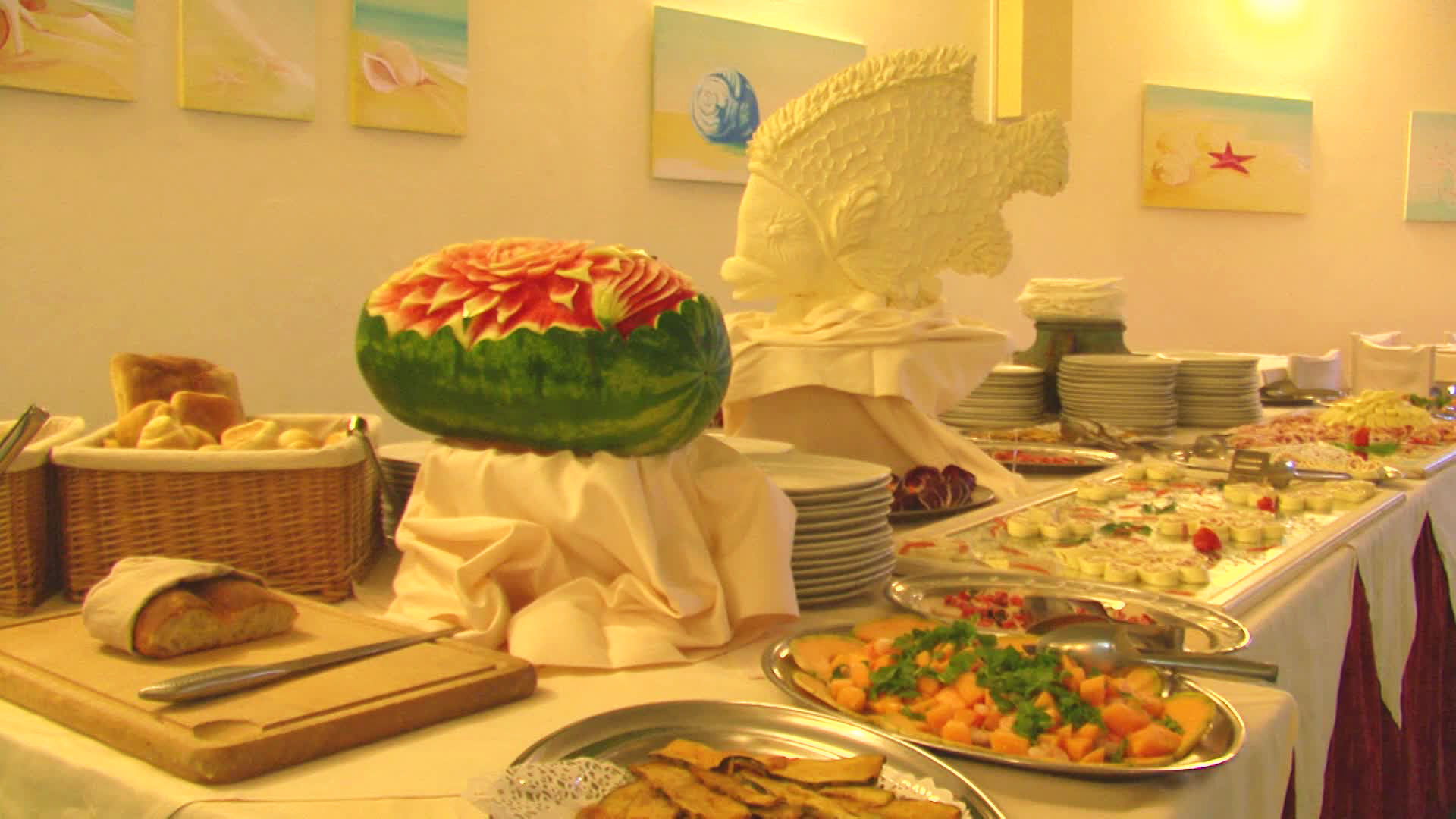 Close-up van gerecht — Hotel Pedraladda