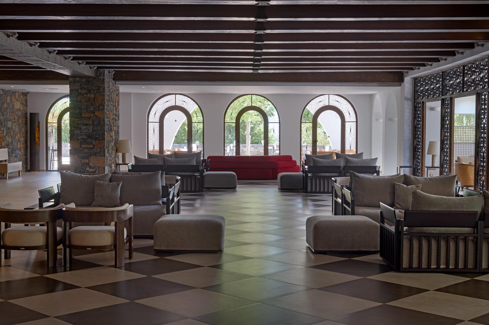 Lobby met receptie — Atlantica Akti Zeus Hotel