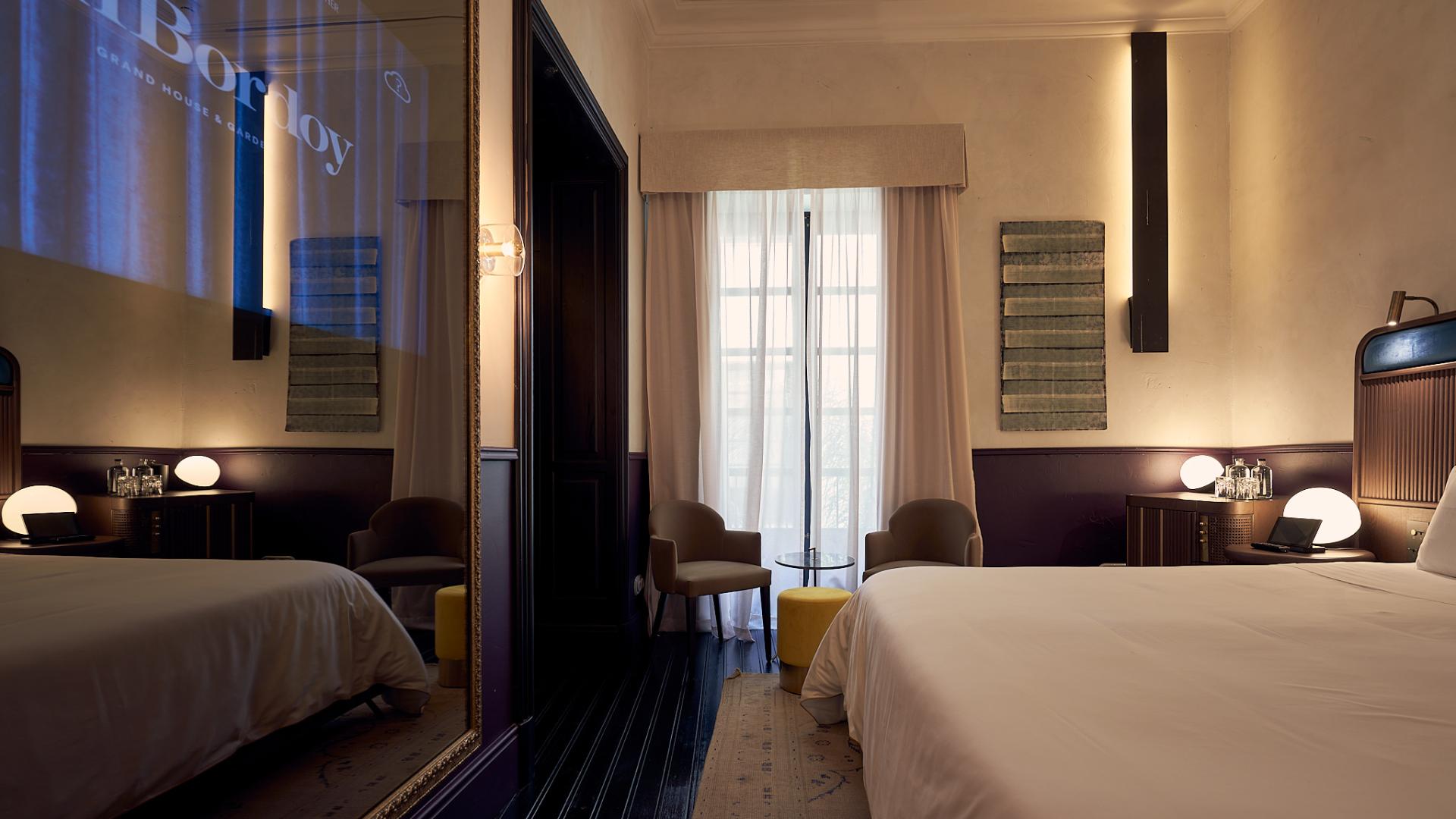 Kamer met twee aparte bedden — Can Bordoy Gran House & Garden