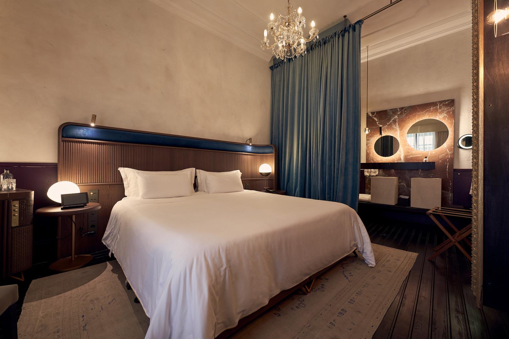 Kamer met twee aparte bedden — Can Bordoy Gran House & Garden