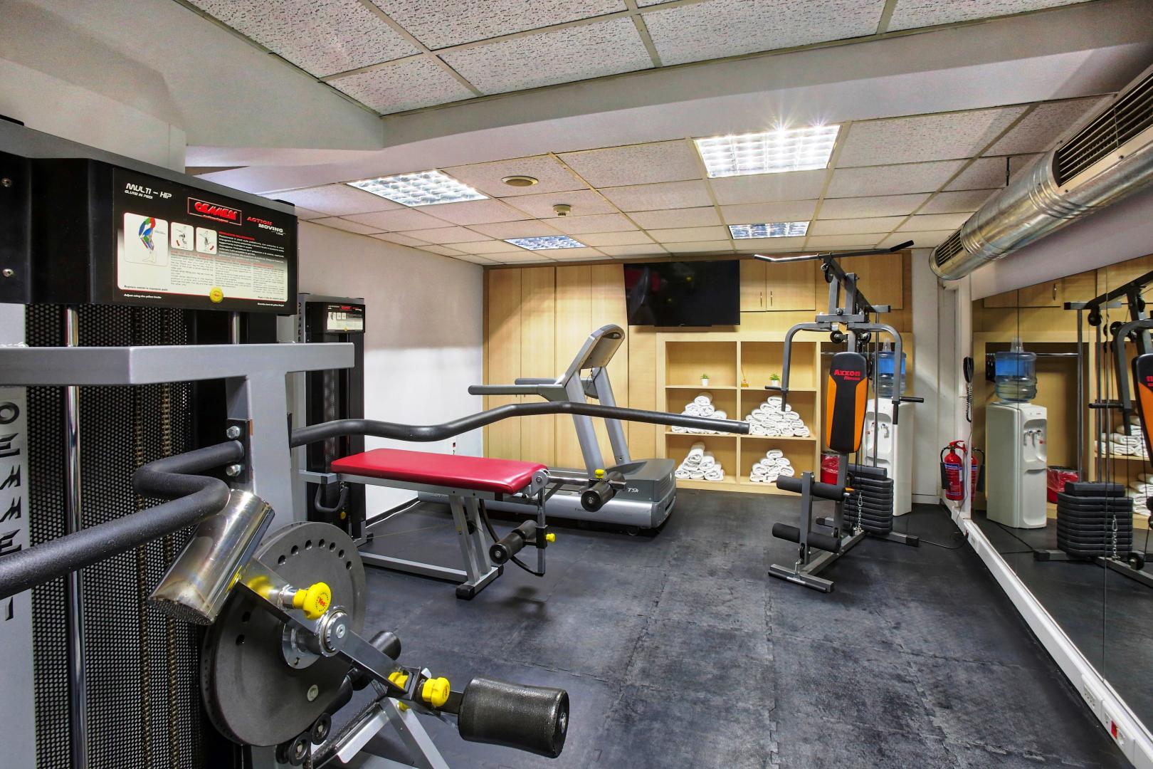 Fitnessruimte met cardio-apparaten — Capsis Astoria Heraklion