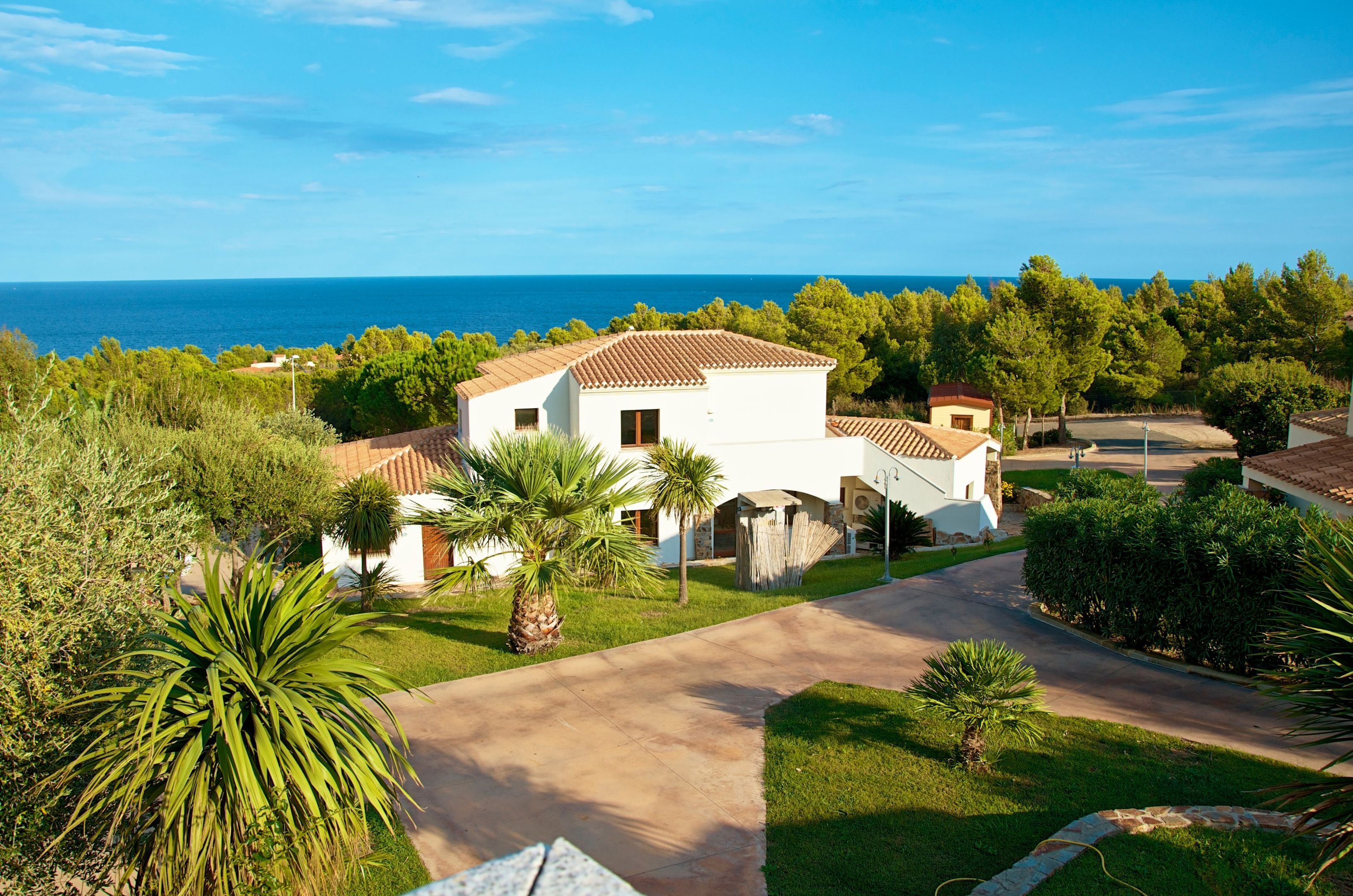 Zeezicht vanaf het balkon — Club Esse Cala Gonone