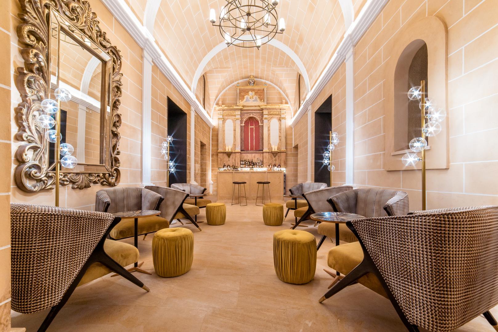 Luxe entreehal — Hotel Creu de Tau Art & Spa