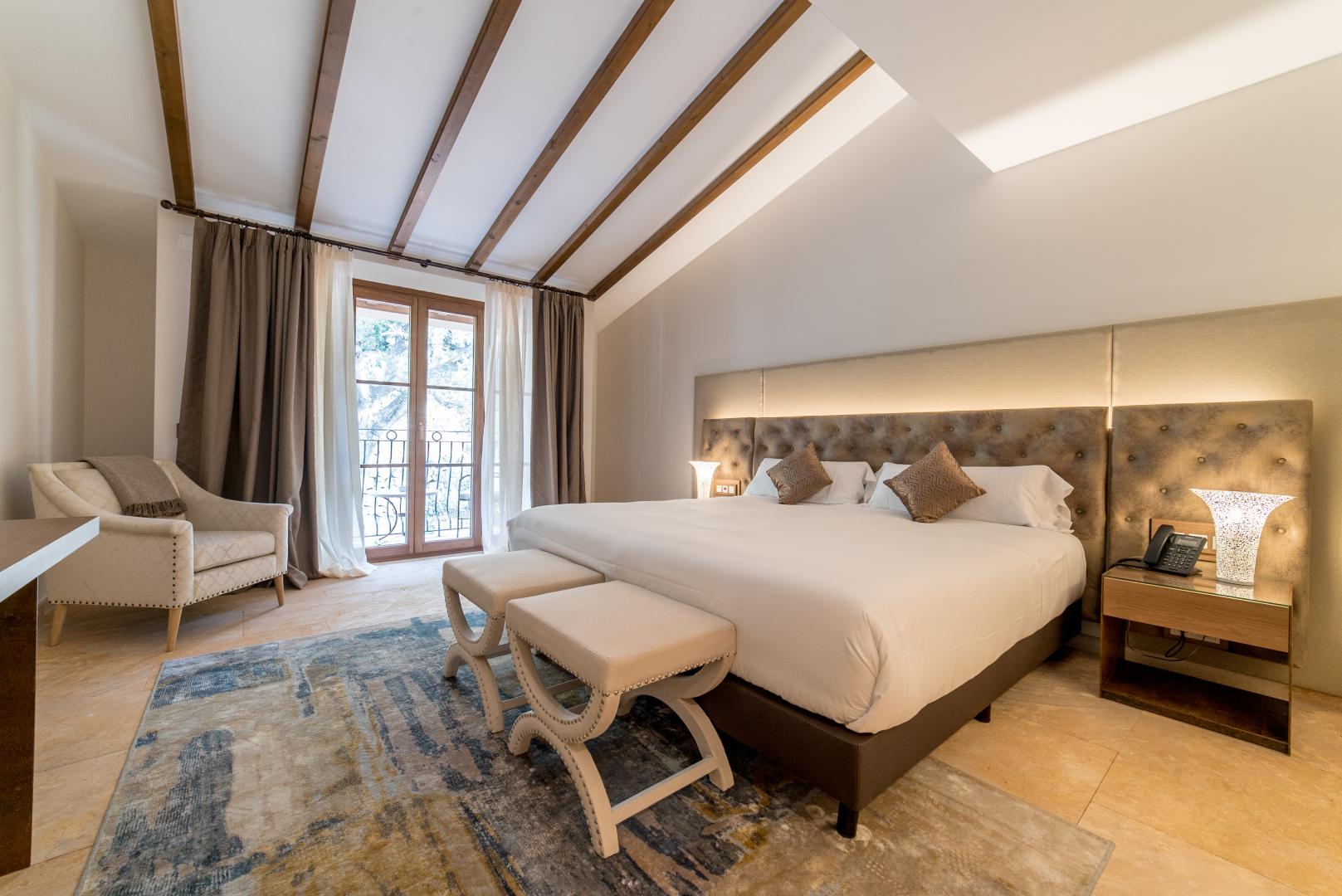 Kamer met tweepersoonsbed — Hotel Creu de Tau Art & Spa