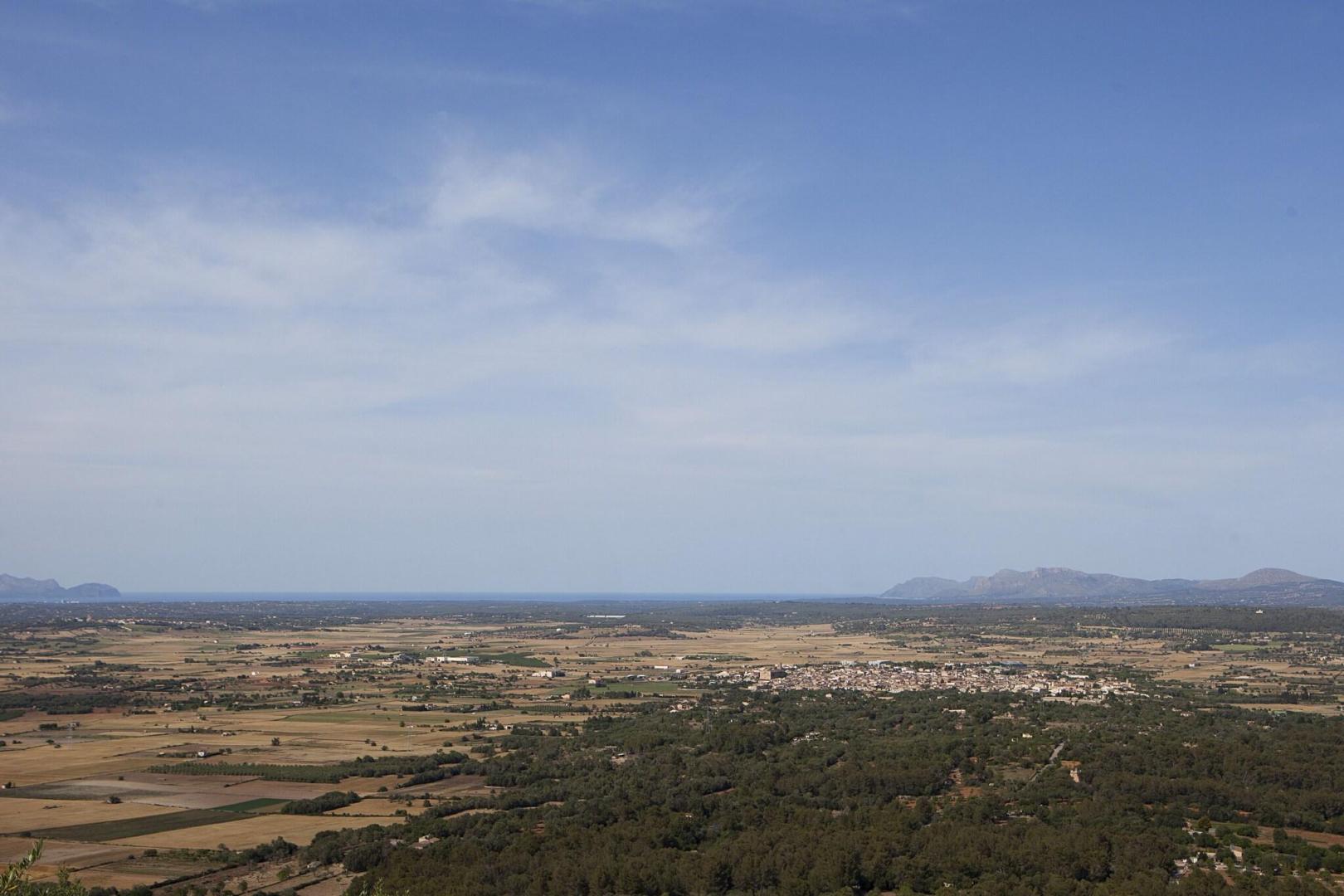 Panoramisch bergzicht — Casal de Petra