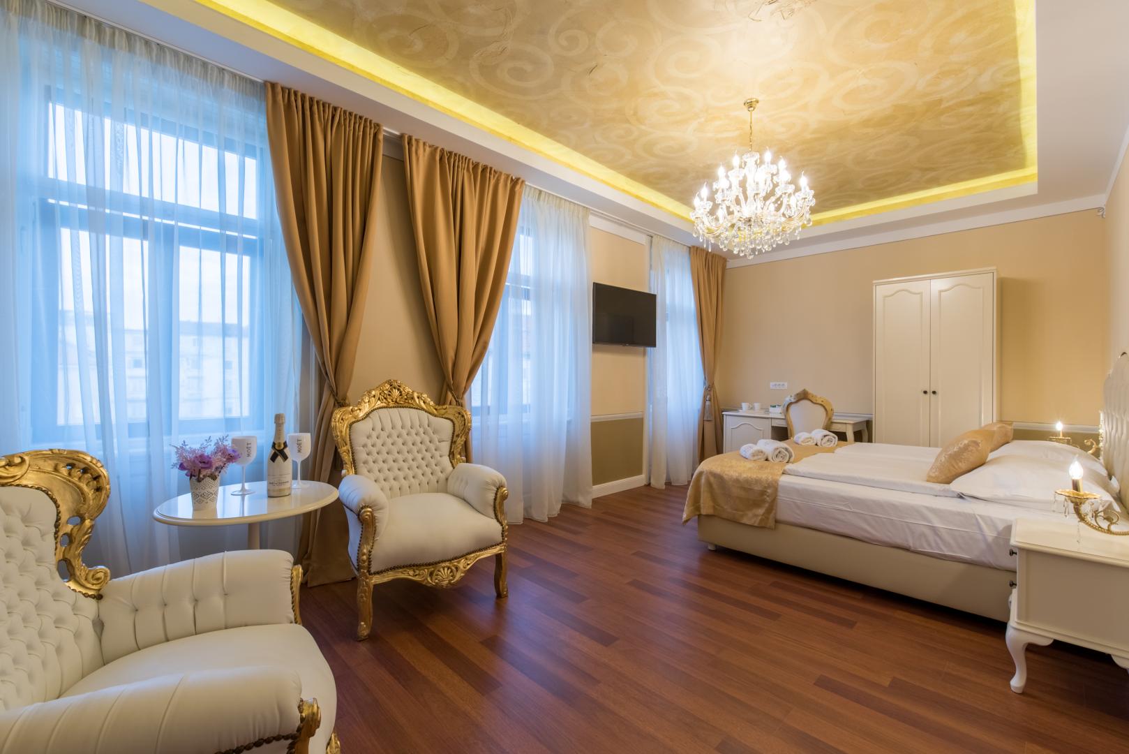 Kamer met tweepersoonsbed — Central Square Heritage Hotel