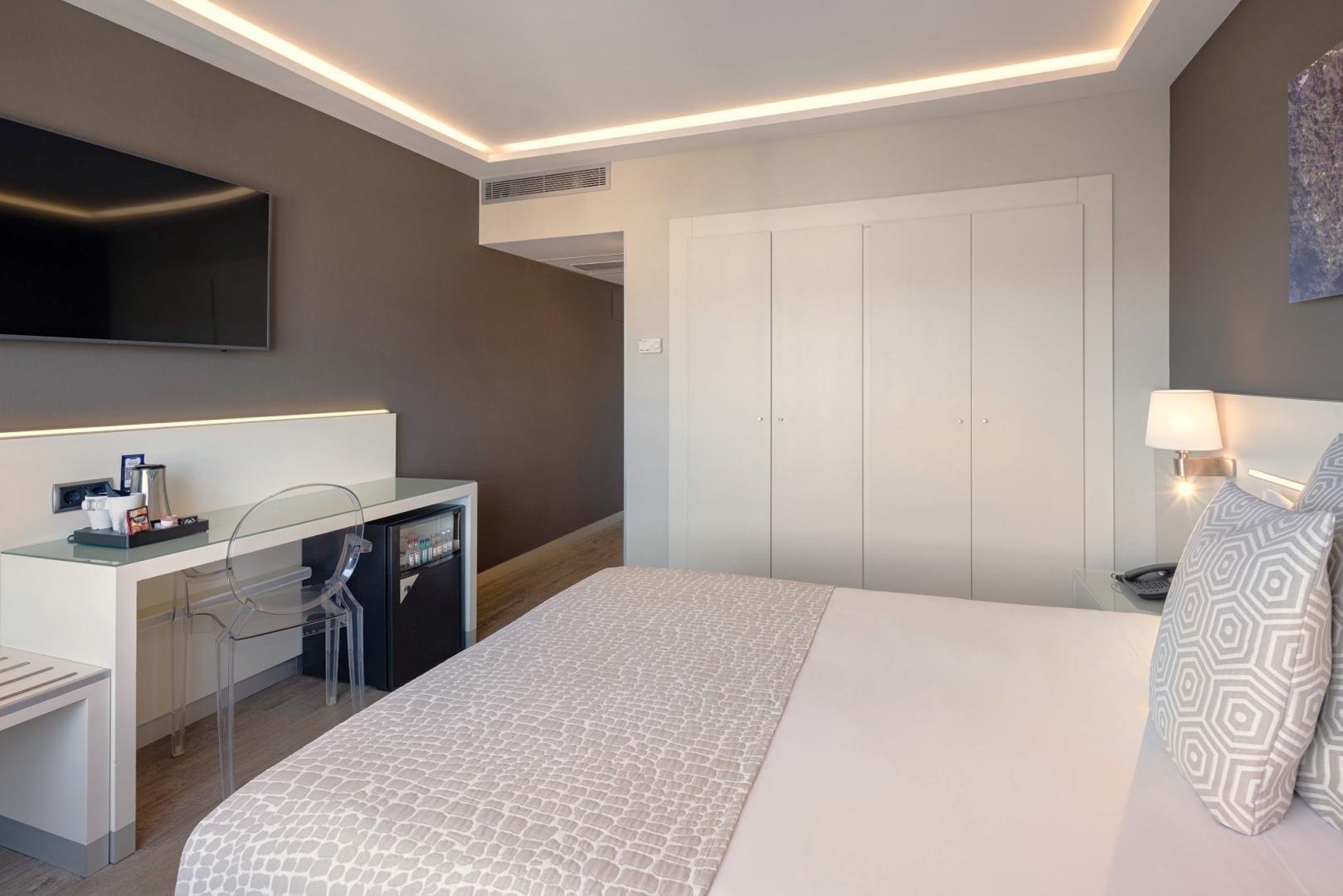 Kamer met tweepersoonsbed — Hotel Calipolis